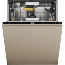 Mașină de spălat vase încorporabilă Whirlpool W8I HF58 TU, Inox / Bej