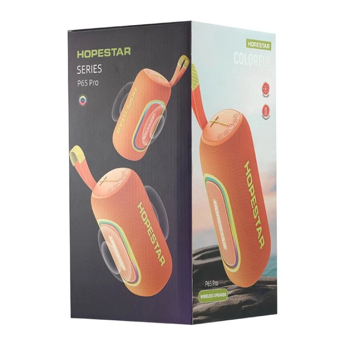 Boxă Portabilă Hopestar Wireless Speaker P65, 20W, Portocaliu