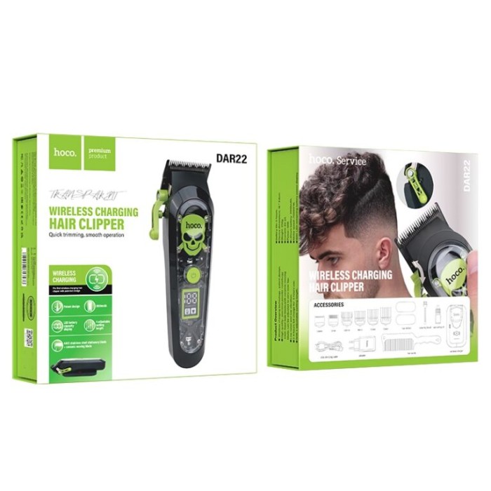 Aparat de tuns Hoco DAR22, Negru