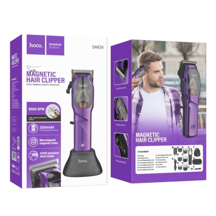 Aparat de tuns Hoco DAR24, Violet