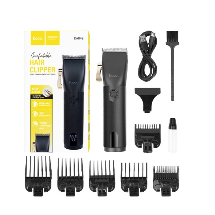 Aparat de tuns Hoco DAR42, Negru
