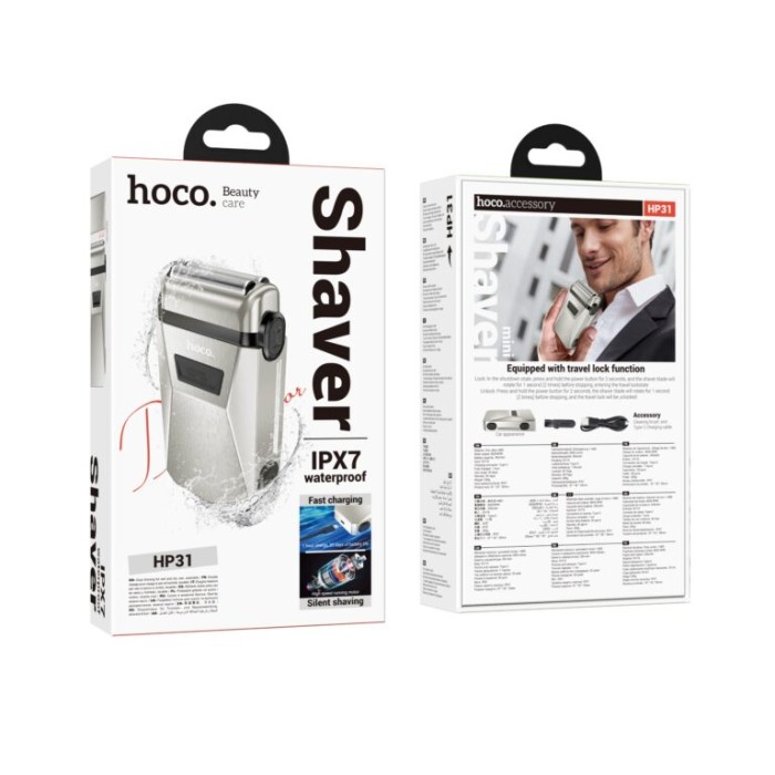 Aparat de ras Hoco HP31, Gri