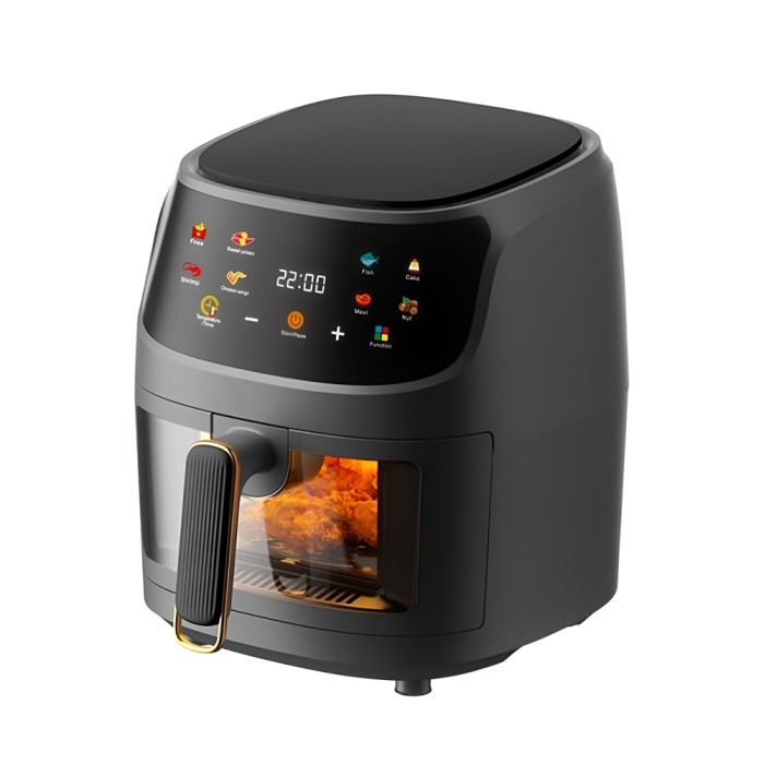Friteuză cu aer cald Teska TK-606D, 8L, 2400W, Neagră