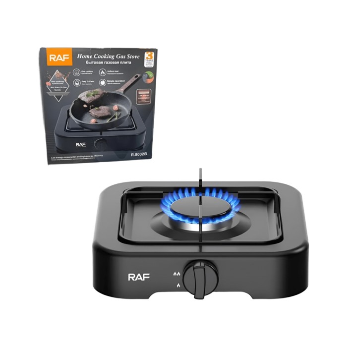 Aragaz de masa Raf R.8032B, Negru