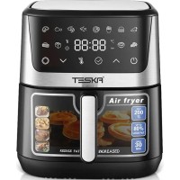 Aerogril Teska TK-8002-E, 10L, 2000W, Neagră