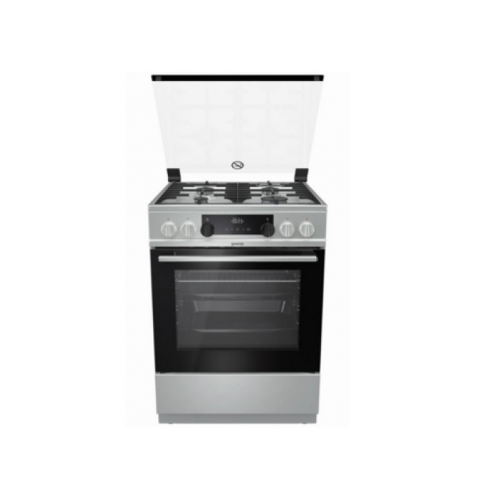 Aragaz Gorenje GKS6C71XF, Argintiu