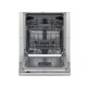 Mașină de spălat vase încorporabilă Whirlpool WIC 3C33 PFE, Argintiu