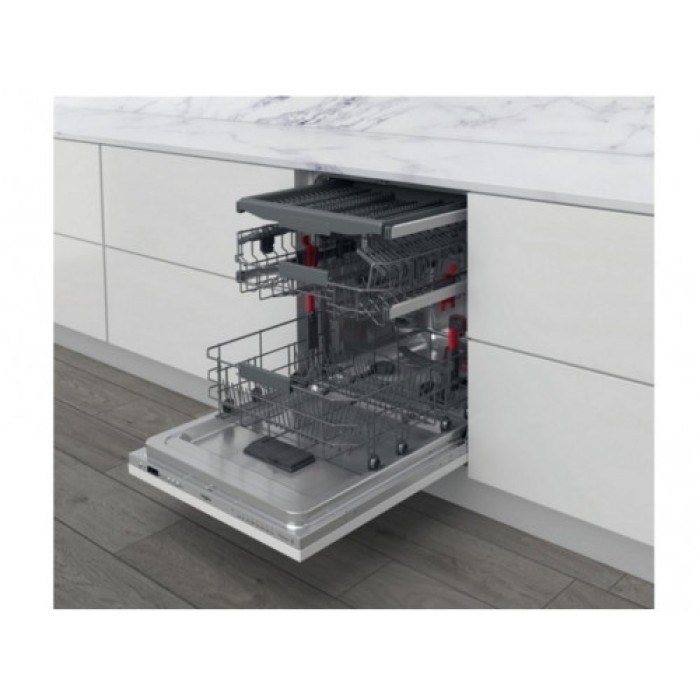 Mașină de spălat vase încorporabilă Whirlpool WIC 3C33 PFE, Argintiu