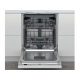 Mașină de spălat vase încorporabilă Whirlpool WIC 3C34 PFE S, Argintiu