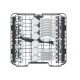 Mașină de spălat vase încorporabilă Whirlpool WIC 3C34 PFE S, Argintiu