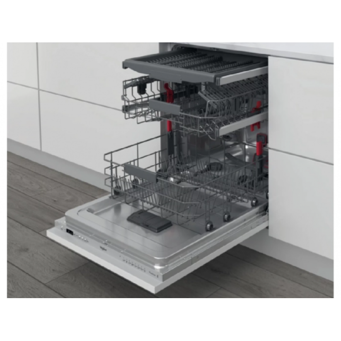 Mașină de spălat vase încorporabilă Whirlpool WIC 3C34 PFE S, Argintiu