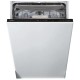 Mașină de spălat vase încorporabilă Whirlpool WSIP 4O33 PFE, Slim (45 cm), Alb