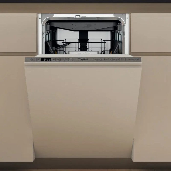 Mașină de spălat vase încorporabilă Whirlpool WH6IB10BS7LA0, Inox / Bej