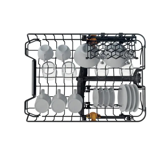 Mașină de spălat vase încorporabilă Whirlpool WH6IB10BS7LA0, Inox / Bej