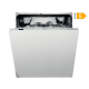 Mașină de spălat vase încorporabilă Whirlpool WI 7020 P, Argintiu