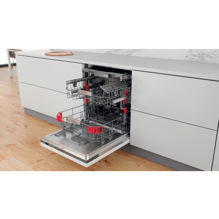 Maşină de spălat vase încorporabilă Whirlpool WIO 3O540 PELG, Argintiu