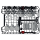 Mașină de spălat vase încorporabilă Whirlpool WSIP 4033 PFE, Argintiu
