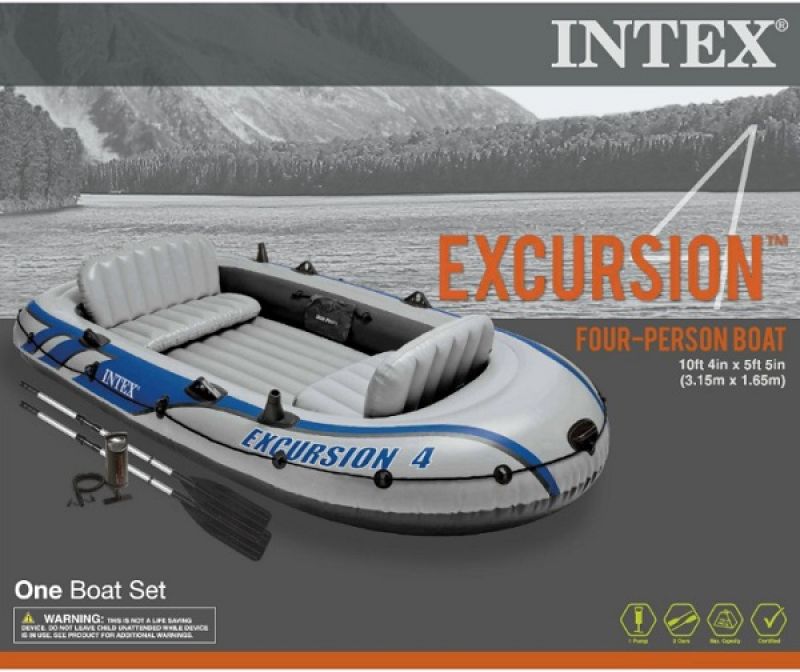 Barca INTEX EXCURSION 4 (315X165X43 CM) (68324)